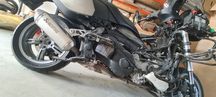 Toba Akrapovic  BMW C650GT motor  sa , parbriz  bord , stop oglinda