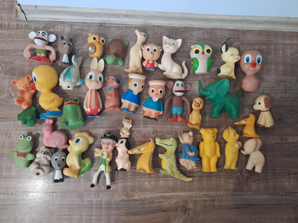 Стари соц гумени играчки колекционерски ГДР СССР български