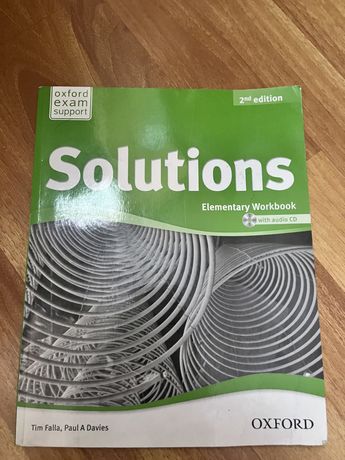 Книга solutions elementary workbook 2 часть