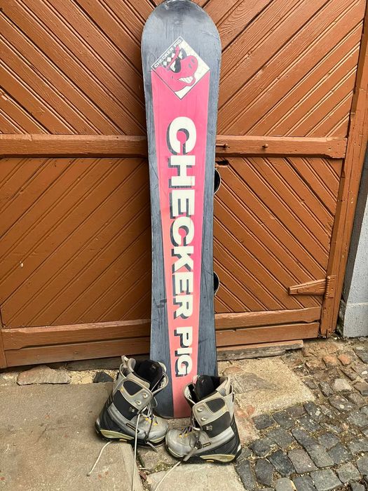 Vand placa "Checker Pig", 166 cm+booti marimea 41