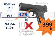 Pistol P99 CO2 Walther airsoft 4Joules  U M A R E X