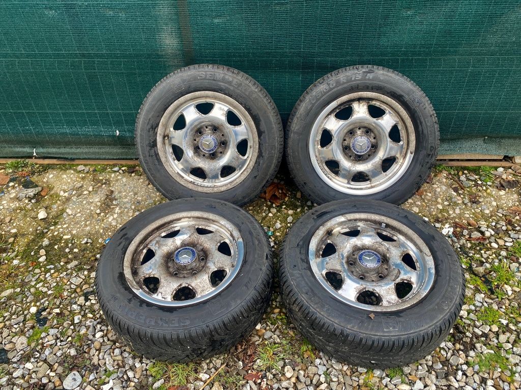 Jante din aliaj originale/Cauciucuri de iarna 205/60R15