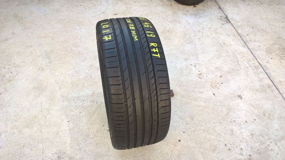 O anvelopa vara 285 45 19 continental sportcontact 5 run flat 7,5 mm