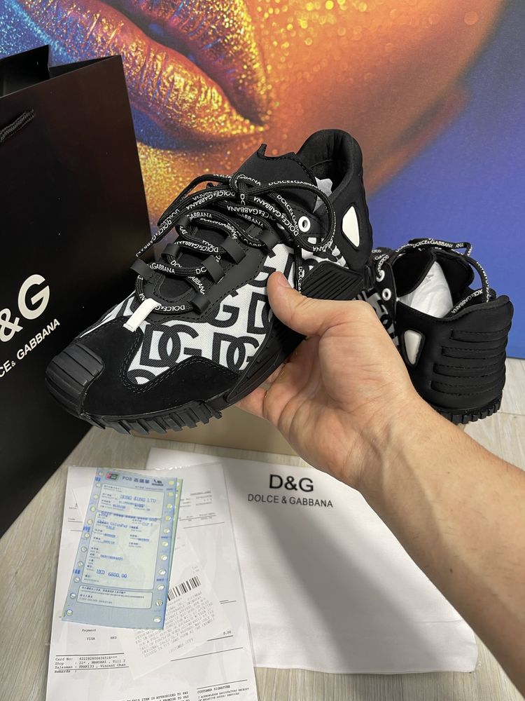 Adidasi Dolce Gabbana piele naturala Full Box colectie noua