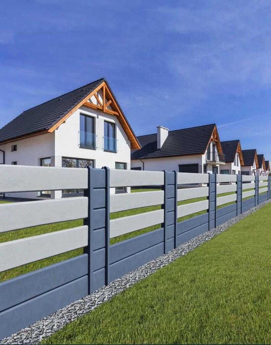 gard beton durabil diverse modele si nuante