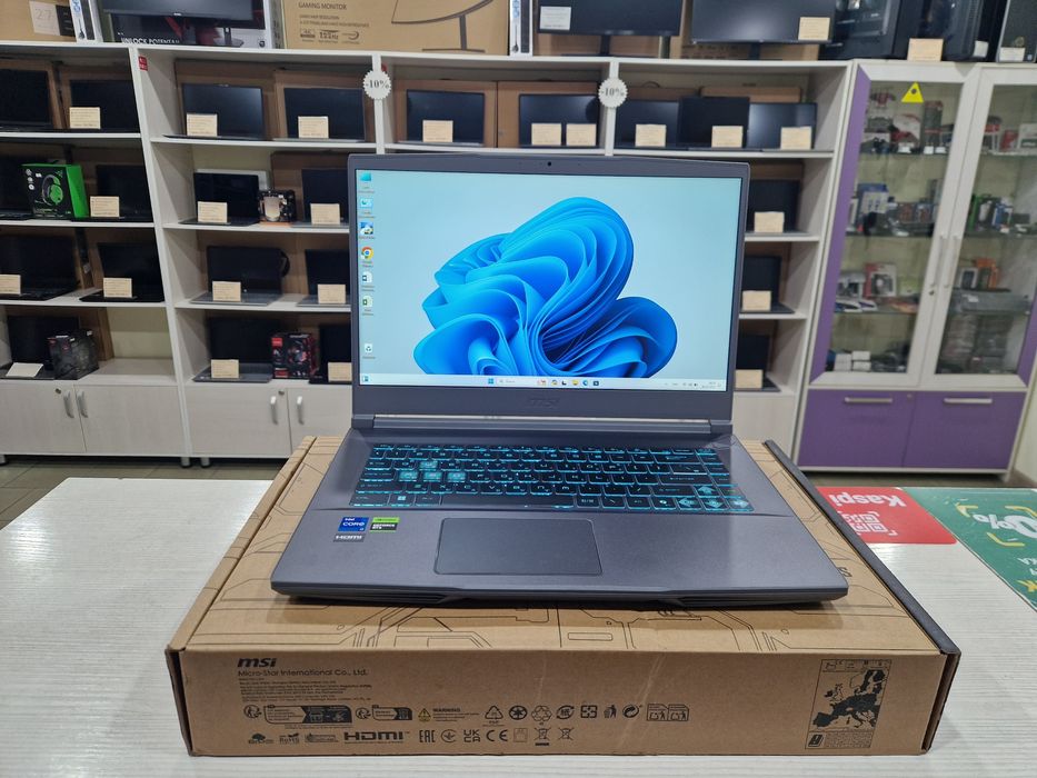 Новый MSI (RTX 4050 6 gb, Core i7-13620H)