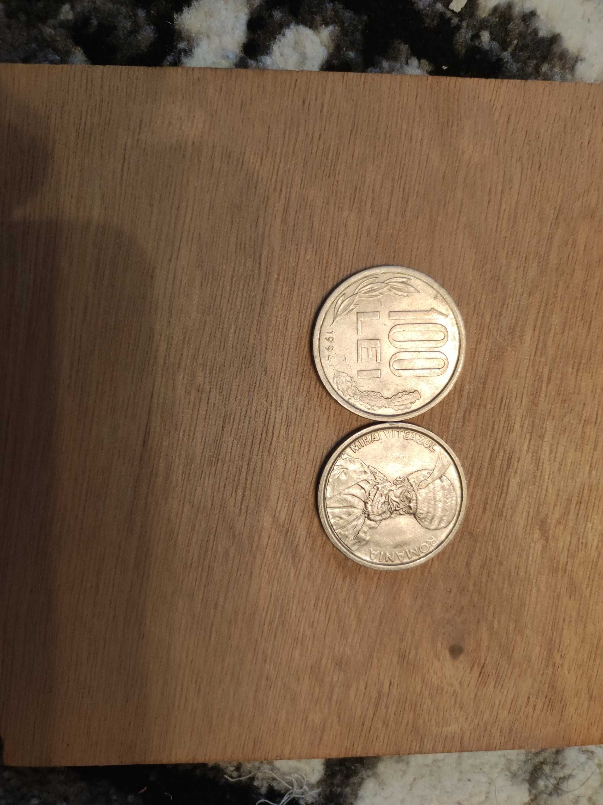 Vând monede de colecție 100 Lei , Mihai Viteazul, 1992,1993,1994,1996