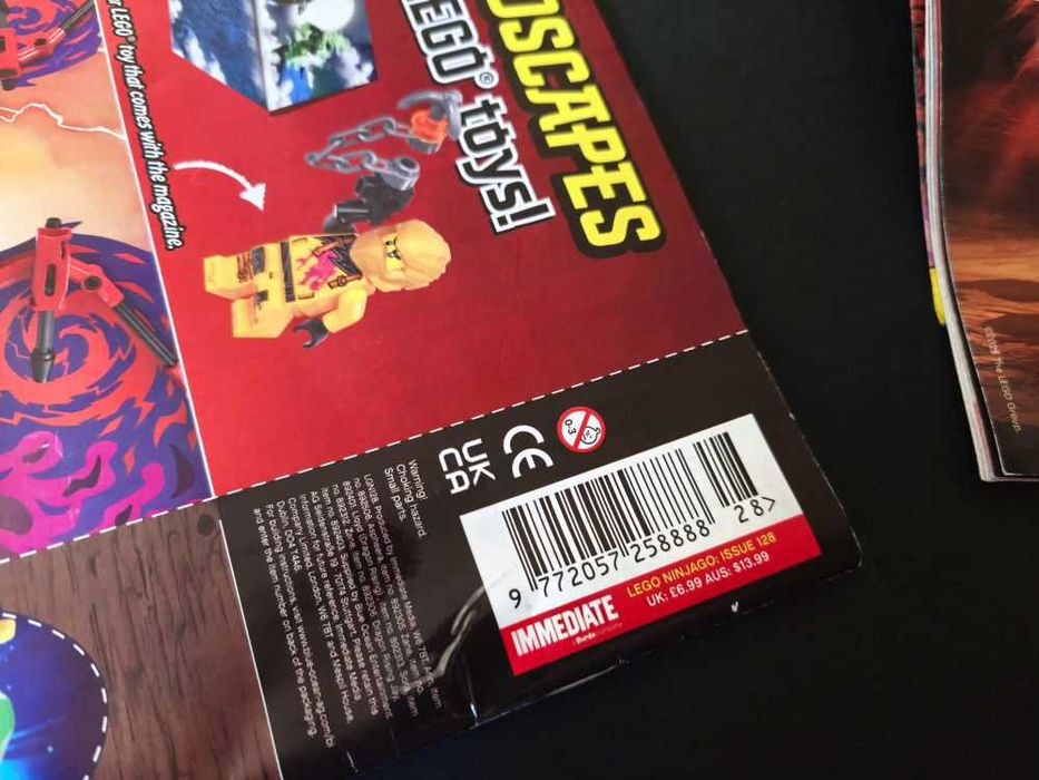 Revista Lego Ninjago nr. 128 cu 2 jucarii sigilate