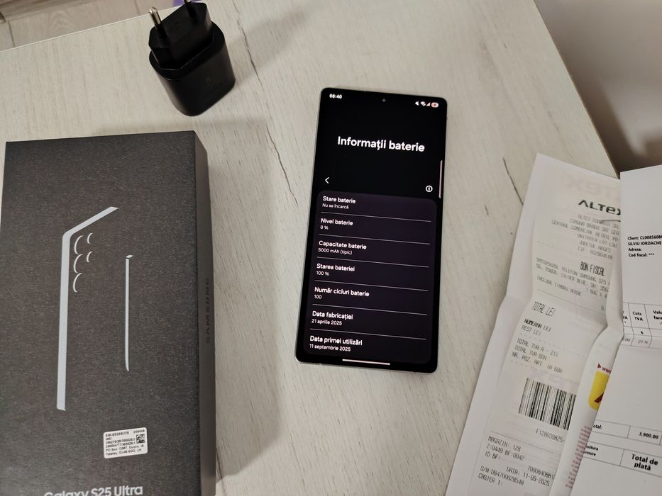 S25 ultra 256 GB, garanție 2 ani