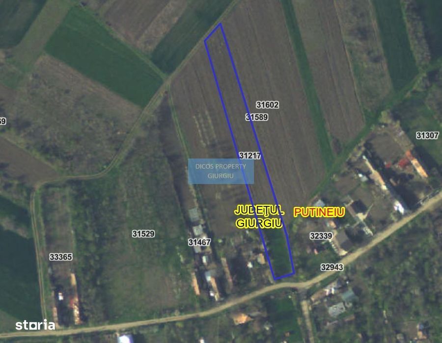 Teren intravilan 2.500 mp – Vieru, Giurgiu
