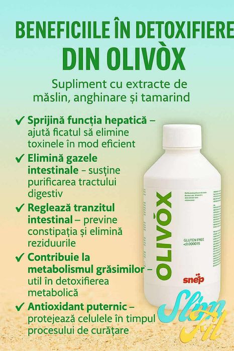 Olivox pt balonare,tranzit,eliminare grasime