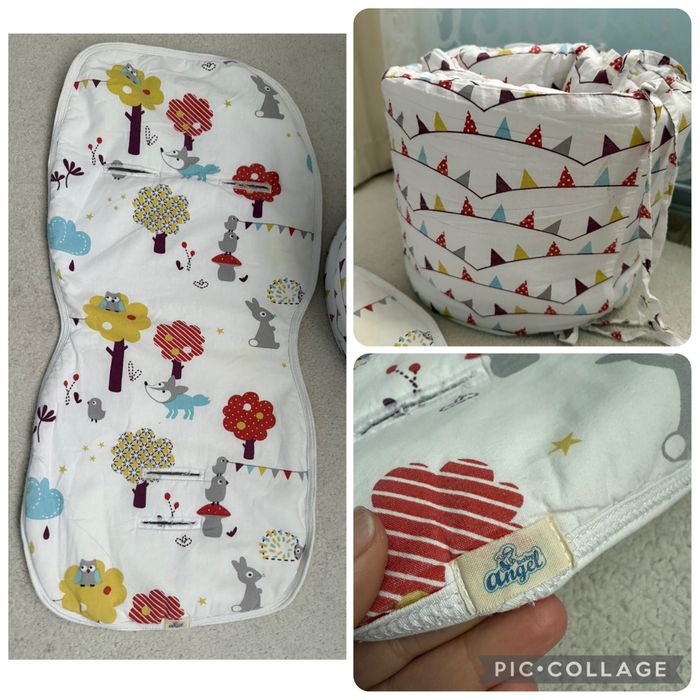 Лот Angel baby - подложка за столче и обиколник за кошара -