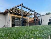 PERGOLA- bioclimatic, retractibil, STICLA- tip ghilotina, tip glisanta