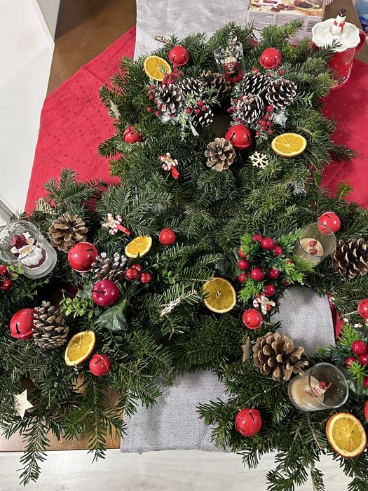 Coroana de brad naturala homemade