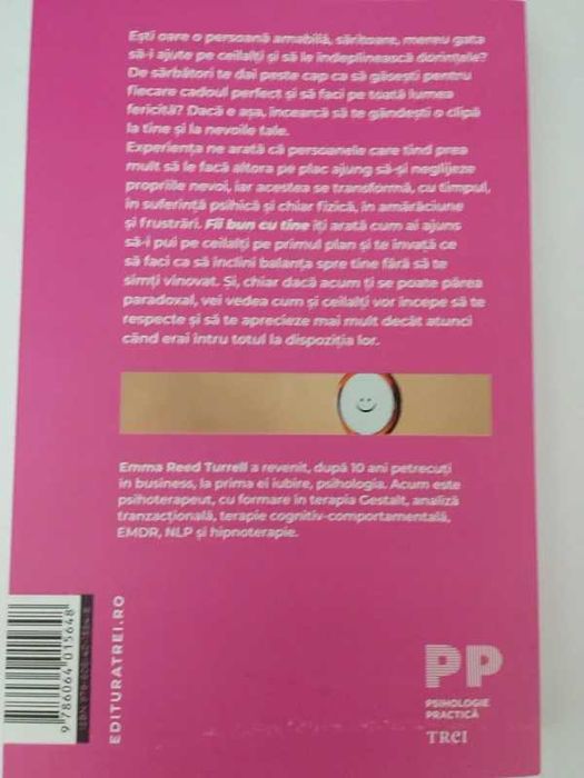 Carte ” Fii bun cu tine și nu doar cu ceilați” de Emma Reed Turrell