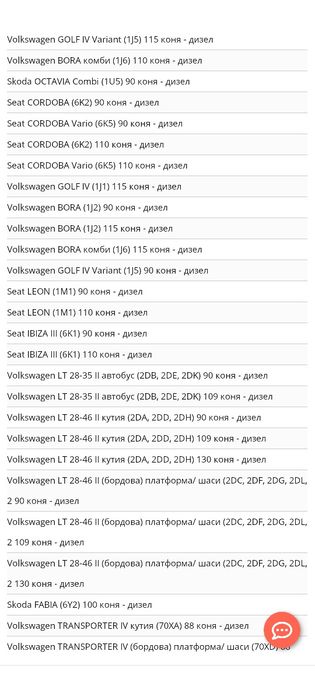 Дебитомер за Фолксваген,шкода Ауди