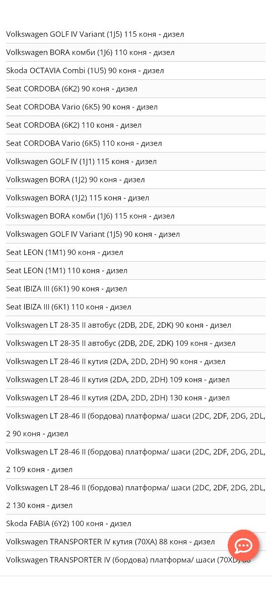 Дебитомер за Фолксваген,шкода Ауди