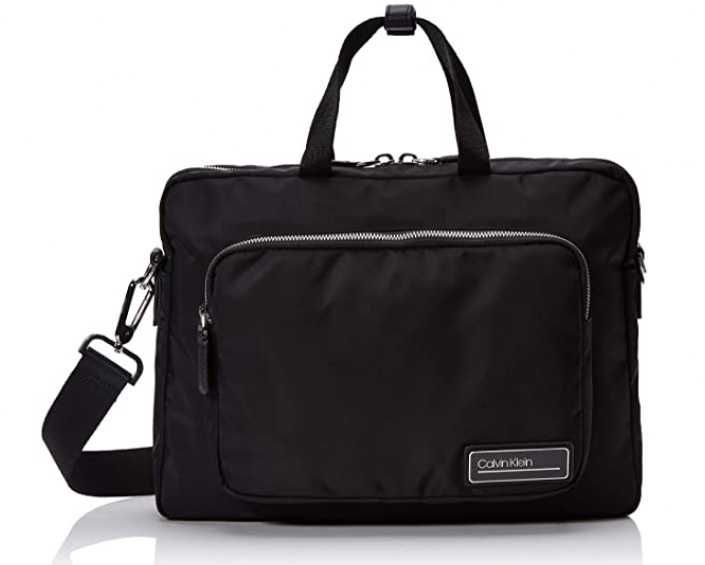 Genta Calvin Klein -Primary 1 Gusset Laptop Bag, originala, noua