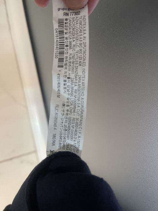 Tricou zara negru marimea M