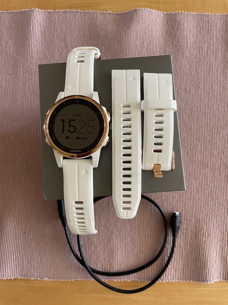 GARMIN Smartwatch Fenix 5s Plus Sapphire Edition Roz Gold