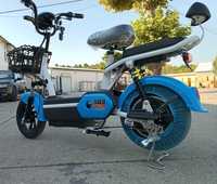 Електрически скутер 48В/12А часа 350 вата модел В12 син цвят