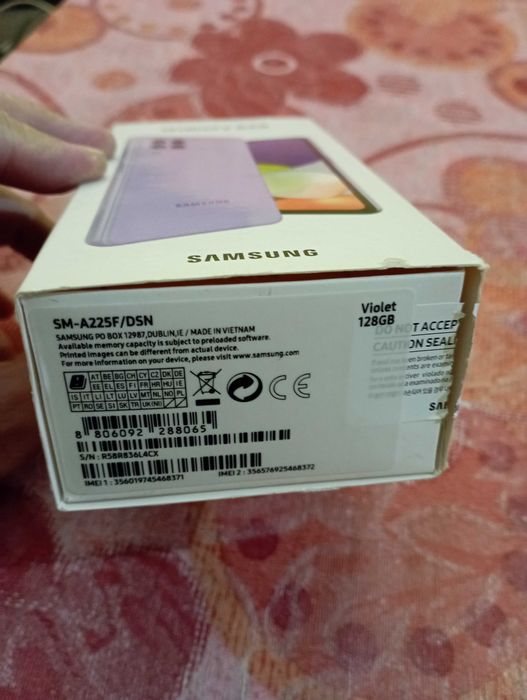 Samsung Galaxy A22 violet