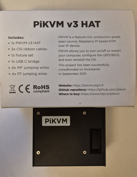 PiKVM V3  Pre ansamblat cu Raspberry Pi 4 cu 8Gb ram inclus in device