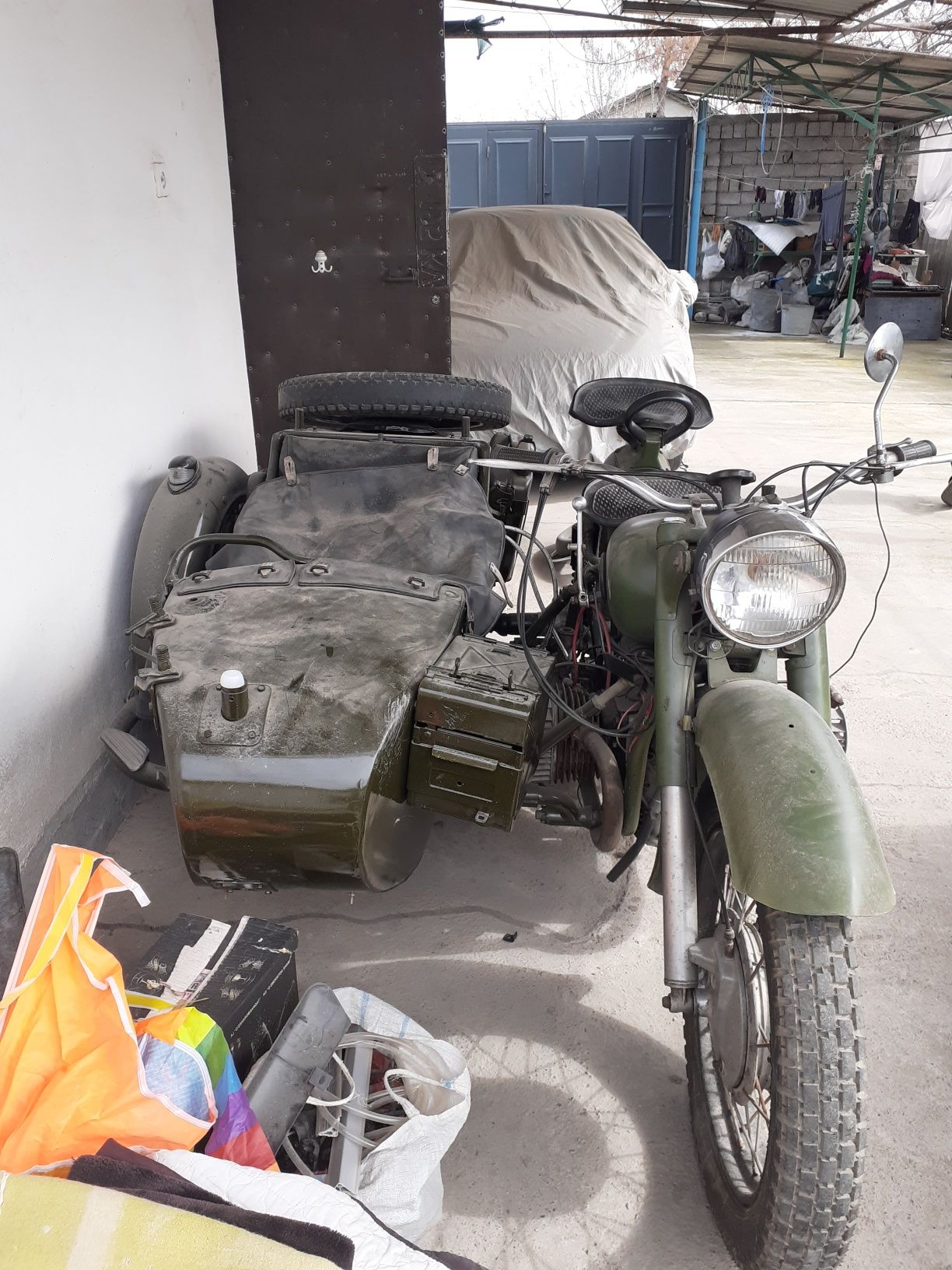 МВ 750 тяжелый армейский мотоцикл