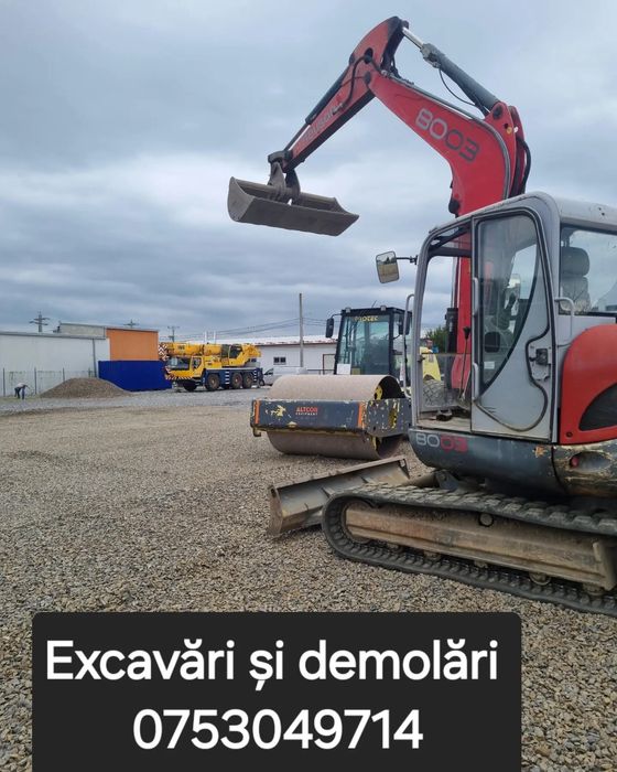 Închiriez nacele, execut săpături, demolari