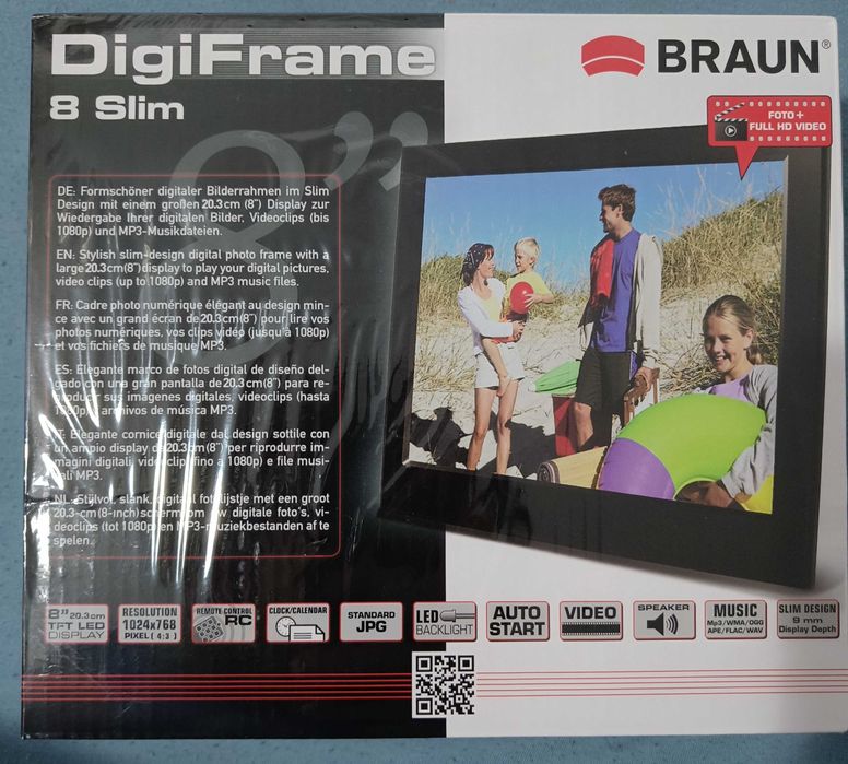 Rama foto digitala Braun DigiFrame 8 Slim