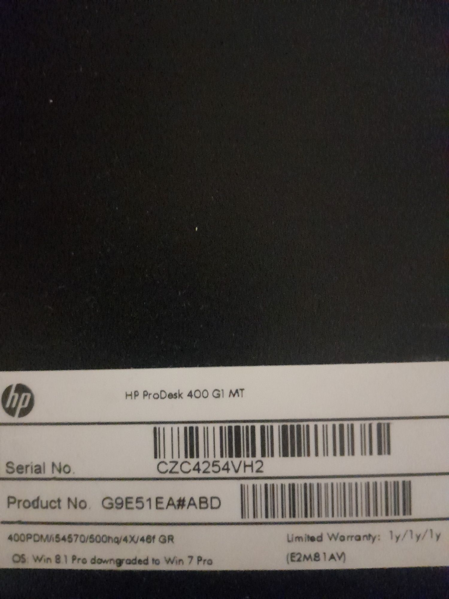 Unitate de calculator gaming  Hp Prodesc  i7  gen 4 Impecabil