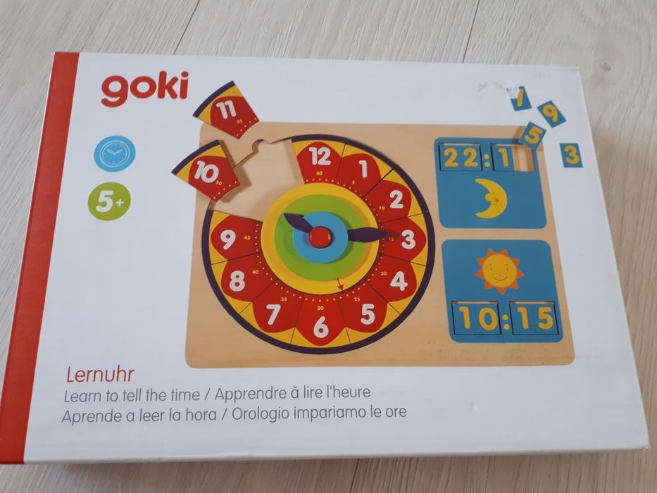 Ceas puzzle din lemn