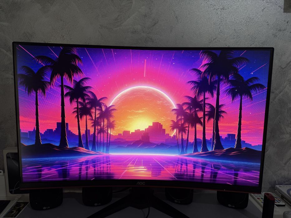 Monitor Curbat LED AOC C32G1 31.5 inch 144hz 1ms