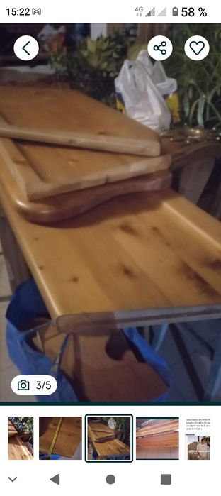 Vând blat lemn masiv