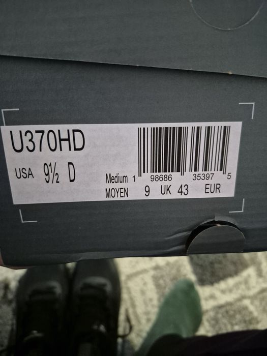 New balance 370 din piele întoarsă