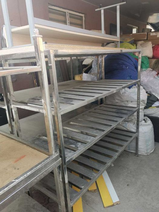 шкаф и столы из нержавейка