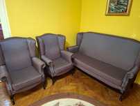 Set canapea si fotolii vintage -living