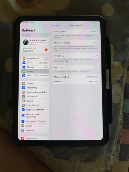 IPAD PRO M4 256 wifi black