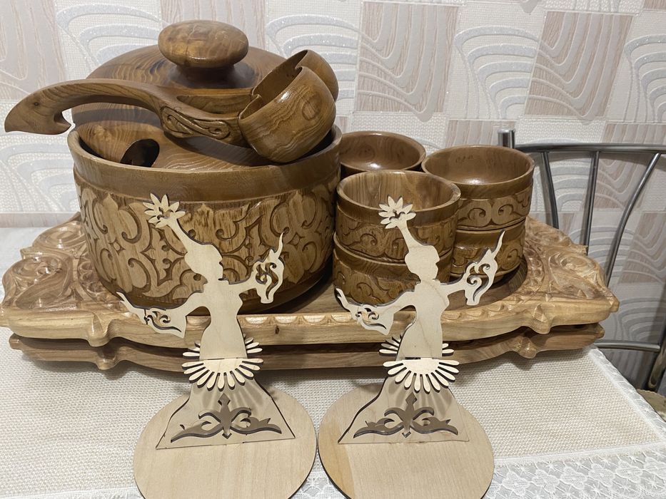 Ағаш ыдыстар жинағы жалға беріледі