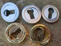 Rozeta protectie pentru cilindru/Masca inox pt usi metalice lemn etc
