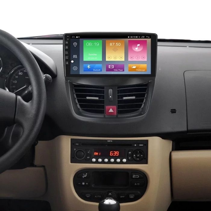 Navigatie Peugeot 207 , Android 4GB Noua Garantie Camera marsarier