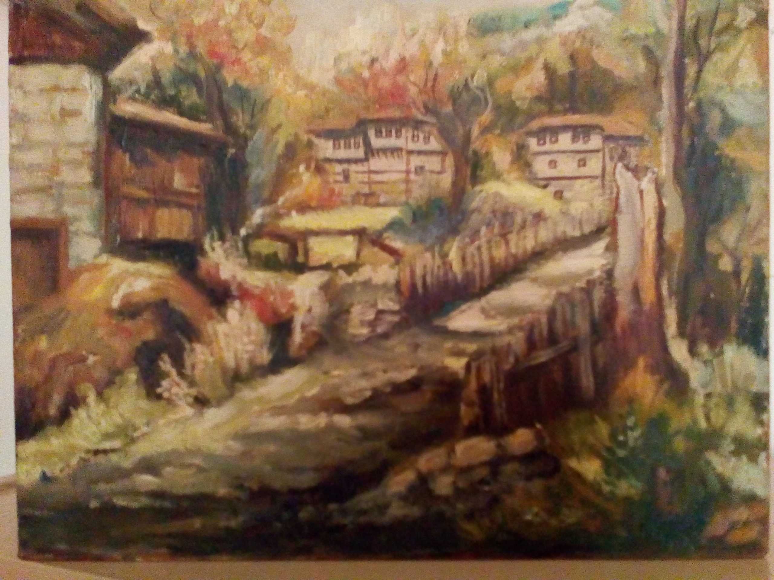Картина ,,Българско село ''