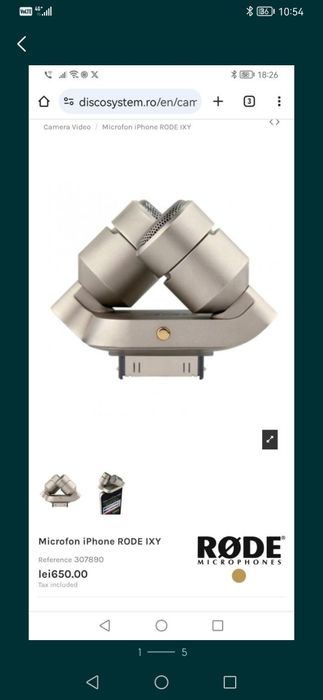 Microfon iPhone RODE IXY