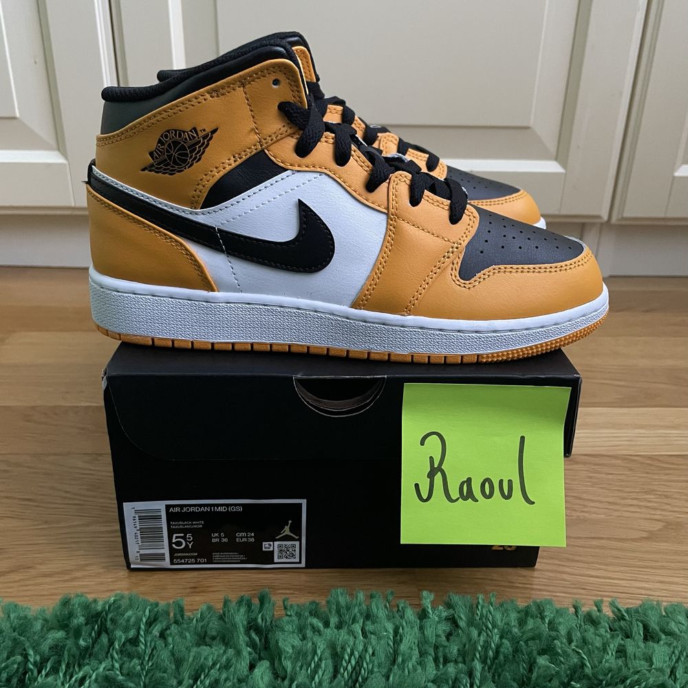 Jordan 1 Mid “Taxi” (GS)