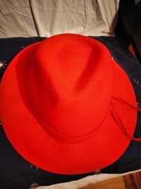 Pălărie roșie eleganta Noua, palarie vara