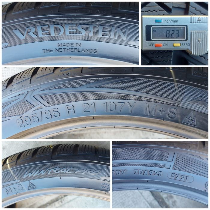 O bucată 295/35 R21 M+S iarnă - una Vredestein Hankook Michelin