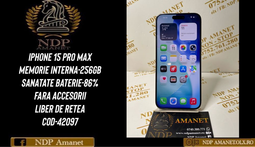 NDP Amanet Braila Iphone 15 Pro Max (42097)