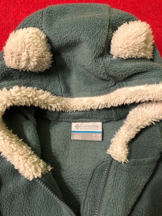 Columbia детски поларен гащеризон с ушички 86/92