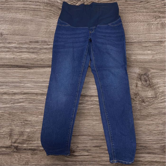 Дънки за бременни EU40 сини и черни