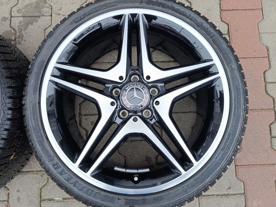 Două jante originale AMG Mercedes A class W 176  18'' la bucată noi.